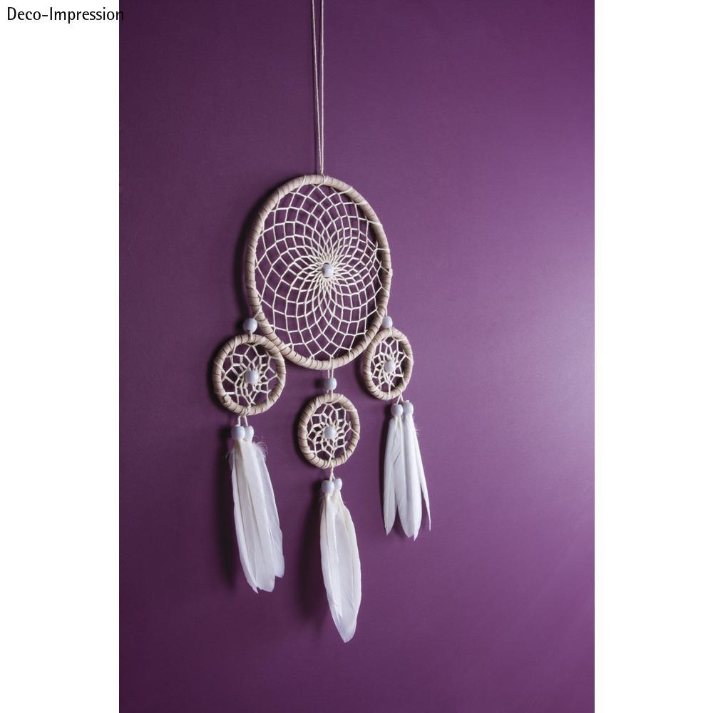 Craft kit DIY dream catcher 17x33cm 1pc. beige brown